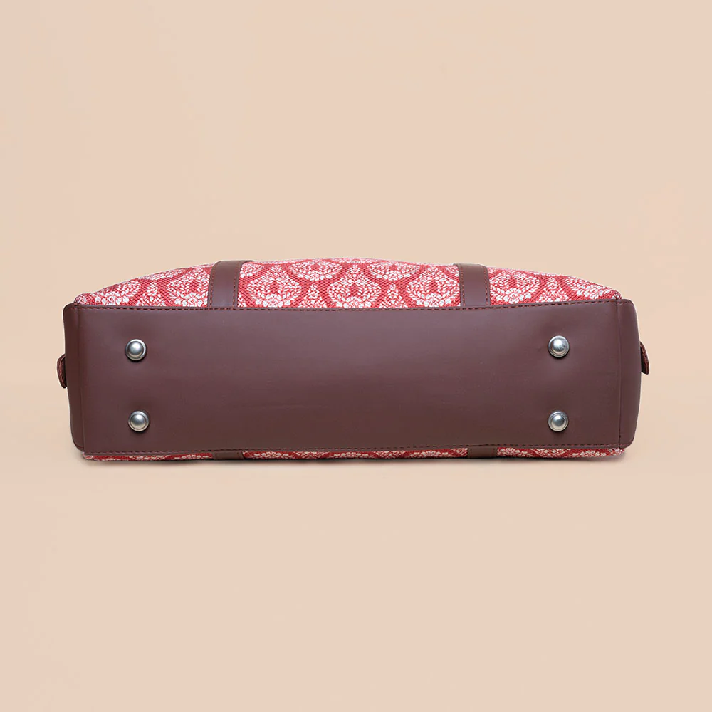 Chanderi Phool Women's Office Bag - Image 8