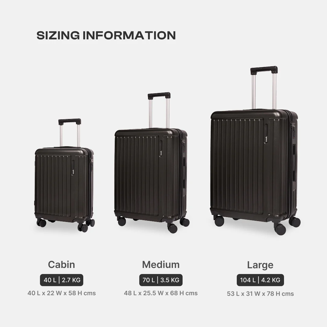 Charcoal Grey Sahana Trolley Bag - Image 10