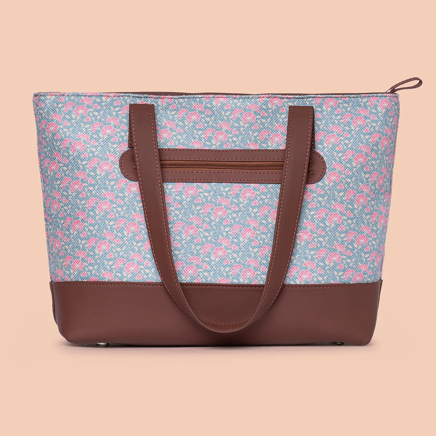 Chettinad Florals Shoulder Tote Bag - Image 3