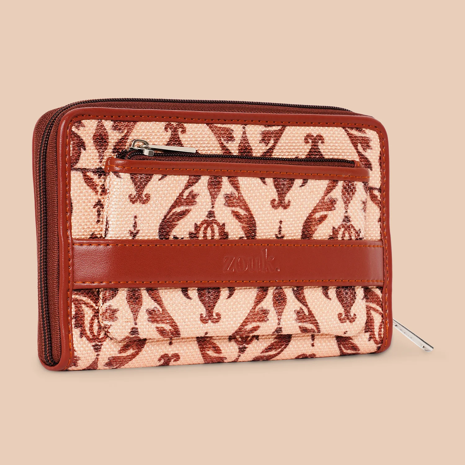 Chhavi Niwas Jhoomar Motif Classic Zipper Wallet - Image 3