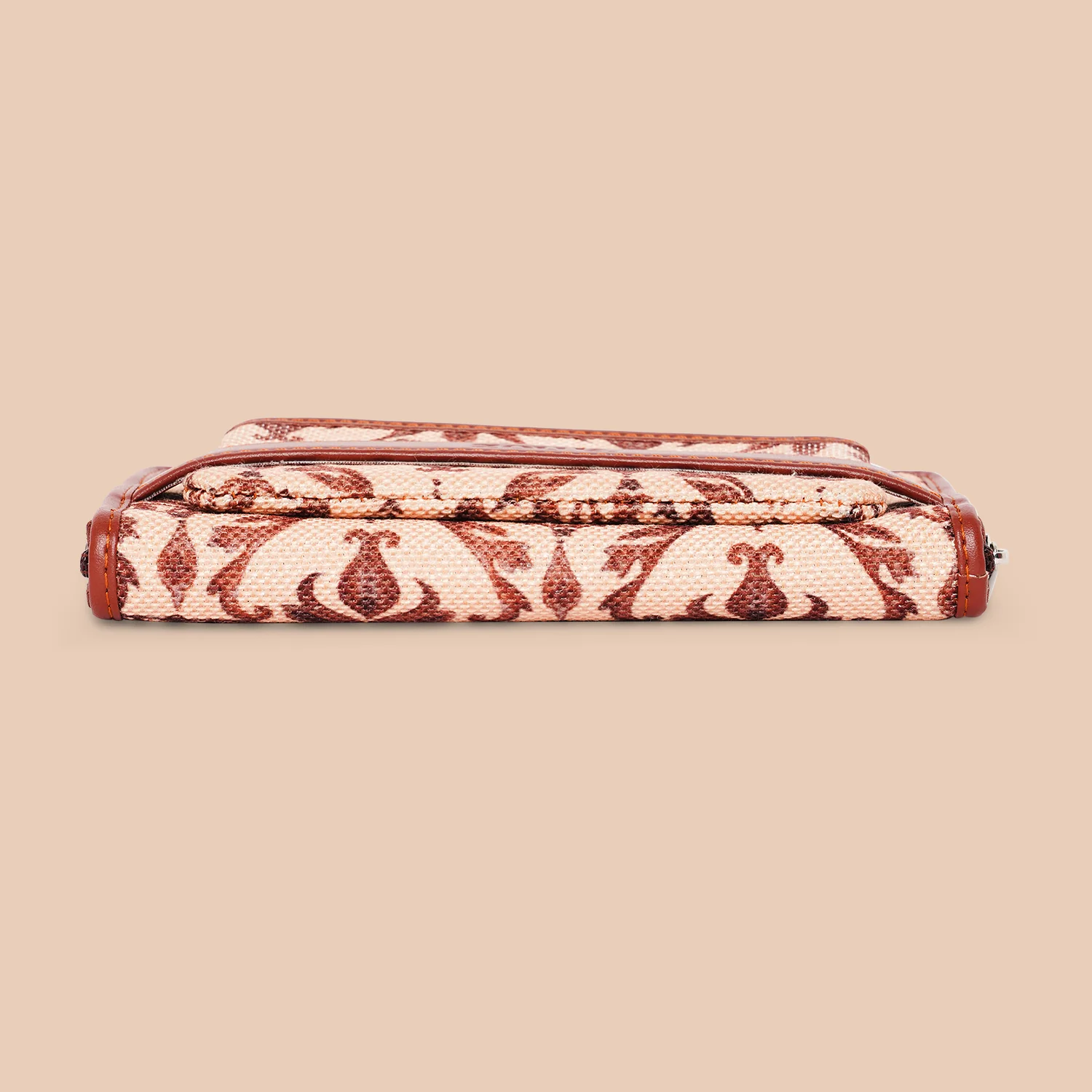 Chhavi Niwas Jhoomar Motif Classic Zipper Wallet - Image 4