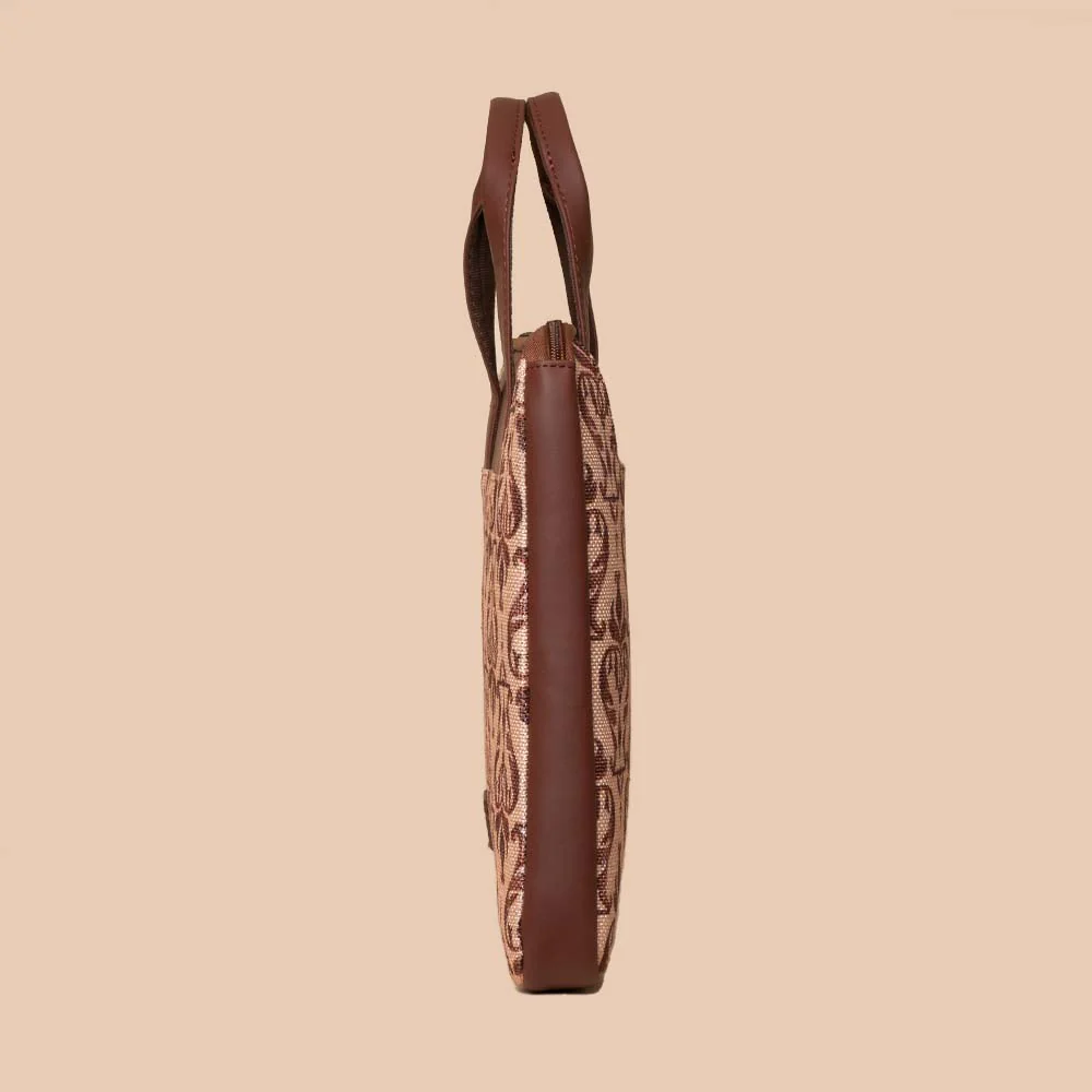 Chhavi Niwas Jhoomar Motif L-Zippered Laptop Sleeve - Image 7