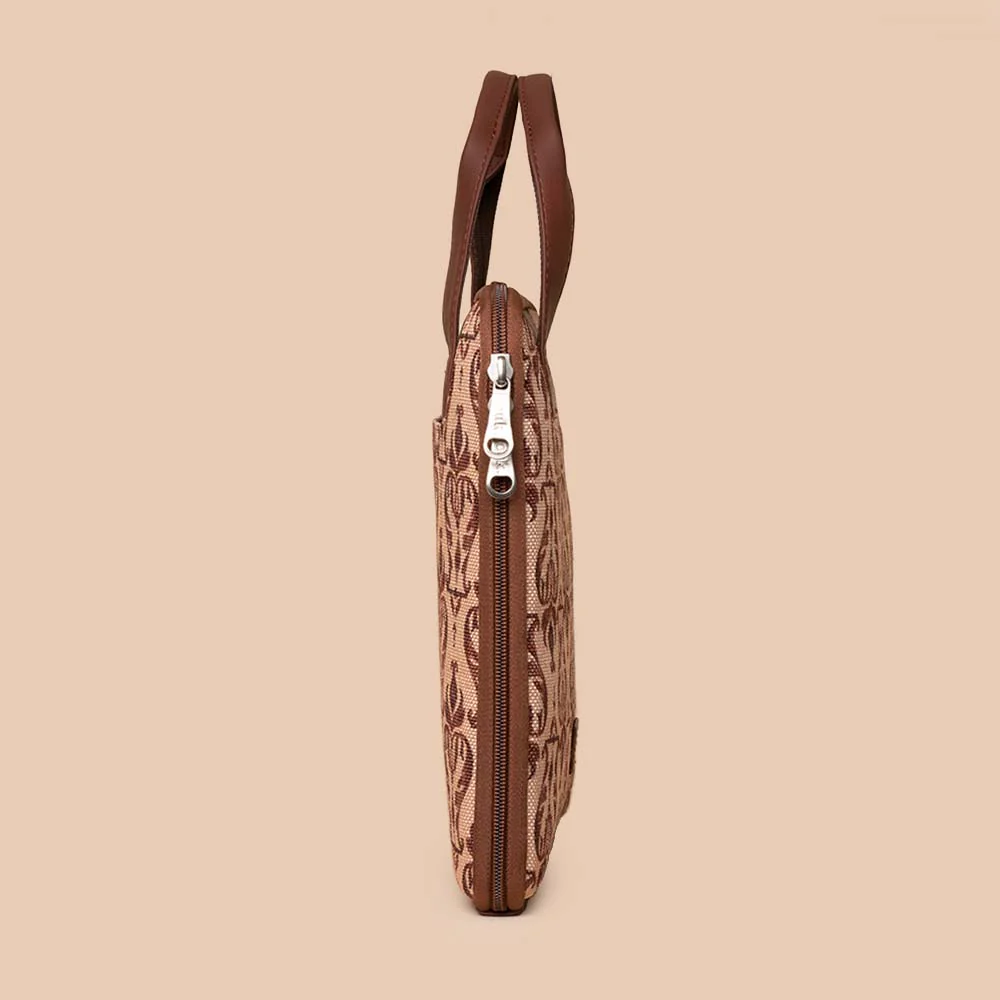 Chhavi Niwas Jhoomar Motif L-Zippered Laptop Sleeve - Image 8