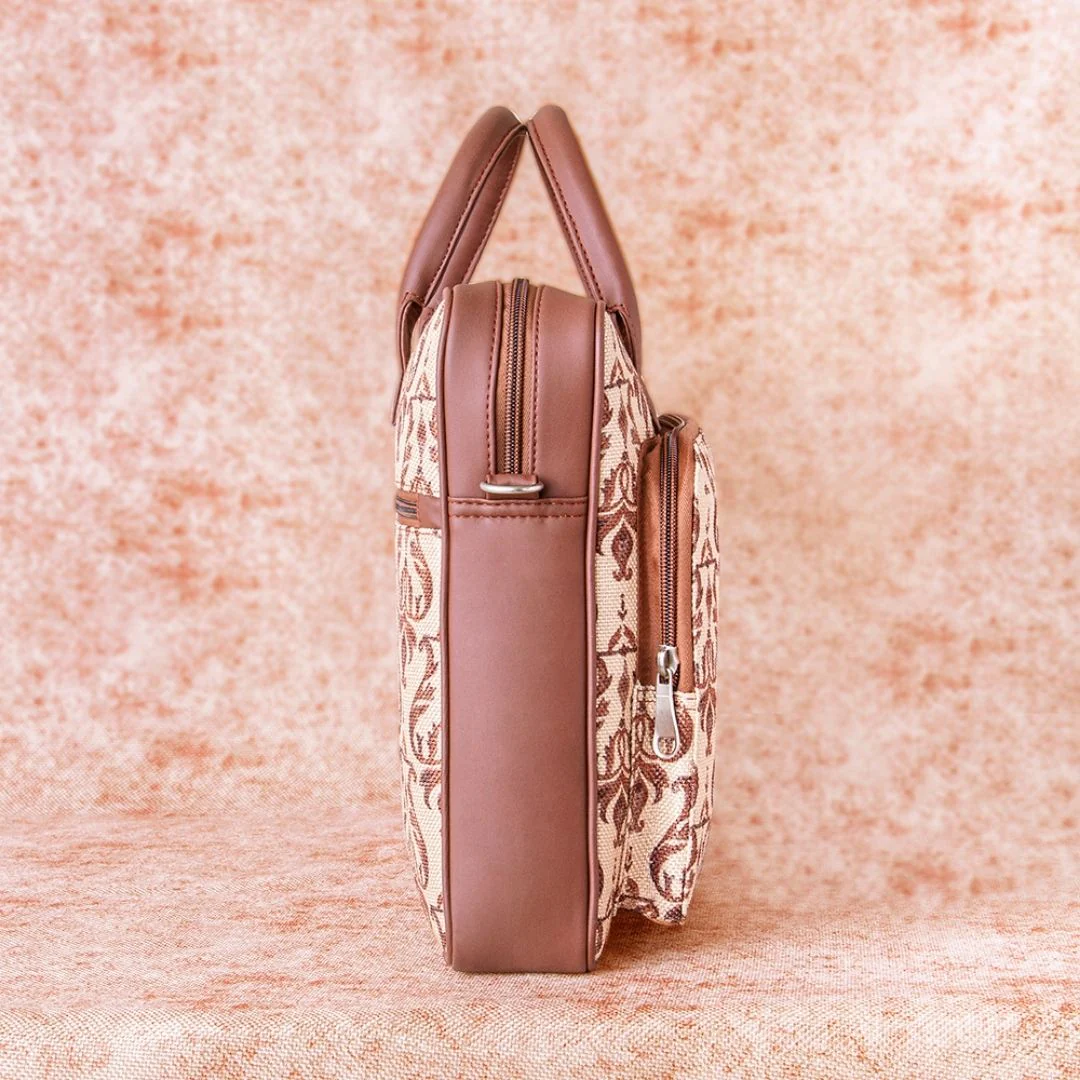 Chhavi Niwas Jhoomar Motif Laptop Bag - Image 5
