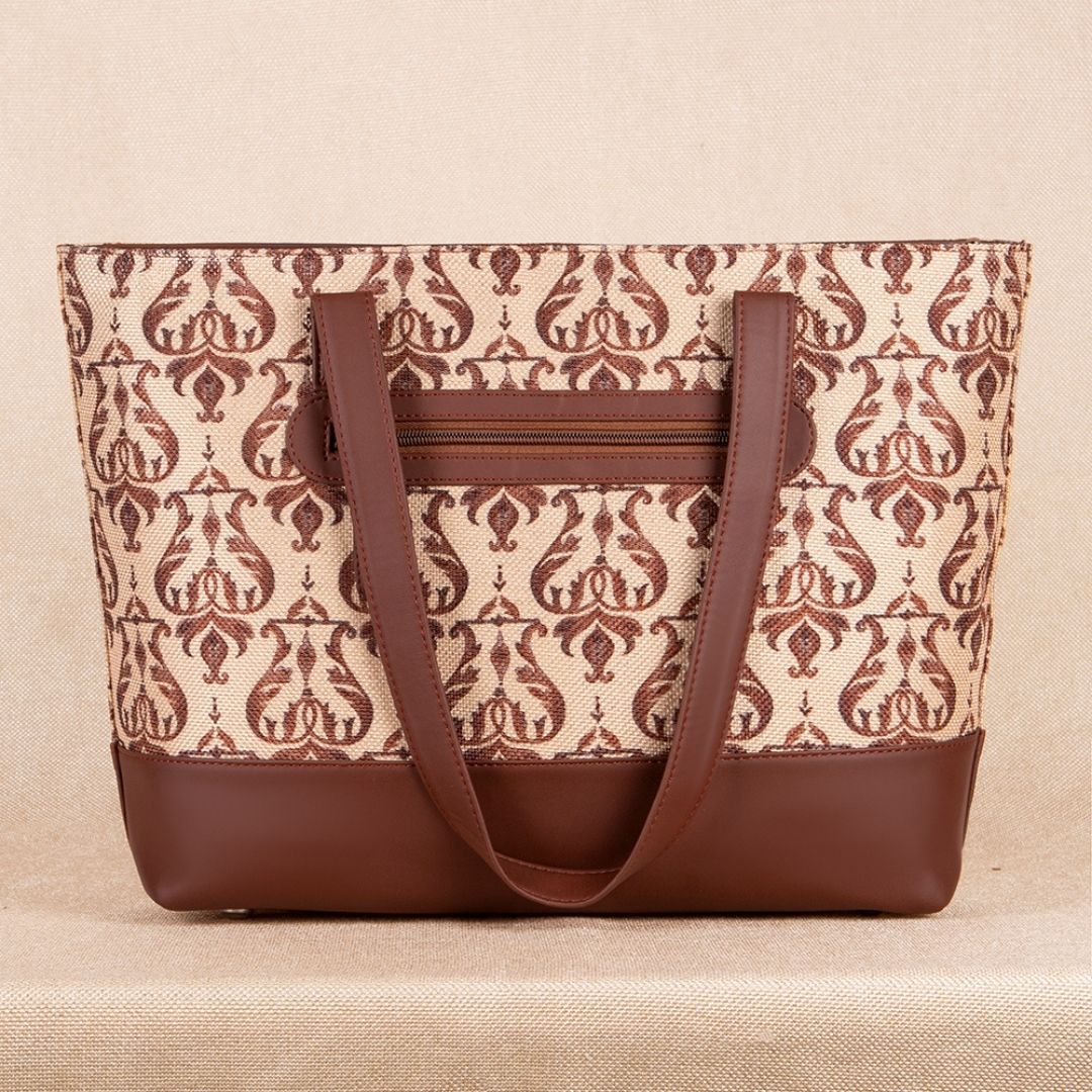 Chhavi Niwas Jhoomar Motif Shoulder Tote Bag - Image 2