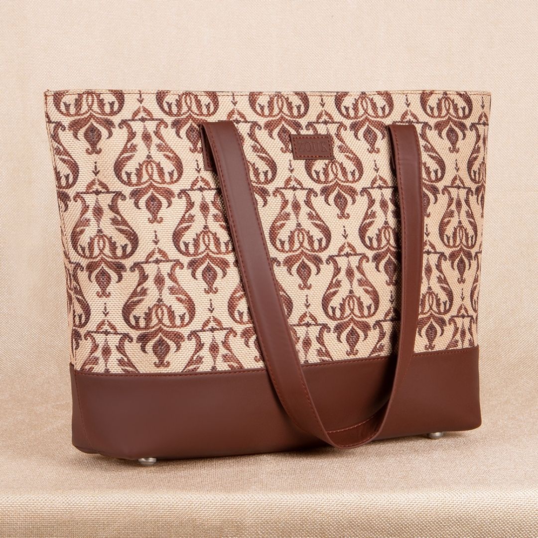 Chhavi Niwas Jhoomar Motif Shoulder Tote Bag - Image 3