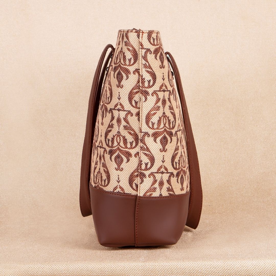 Chhavi Niwas Jhoomar Motif Shoulder Tote Bag - Image 5