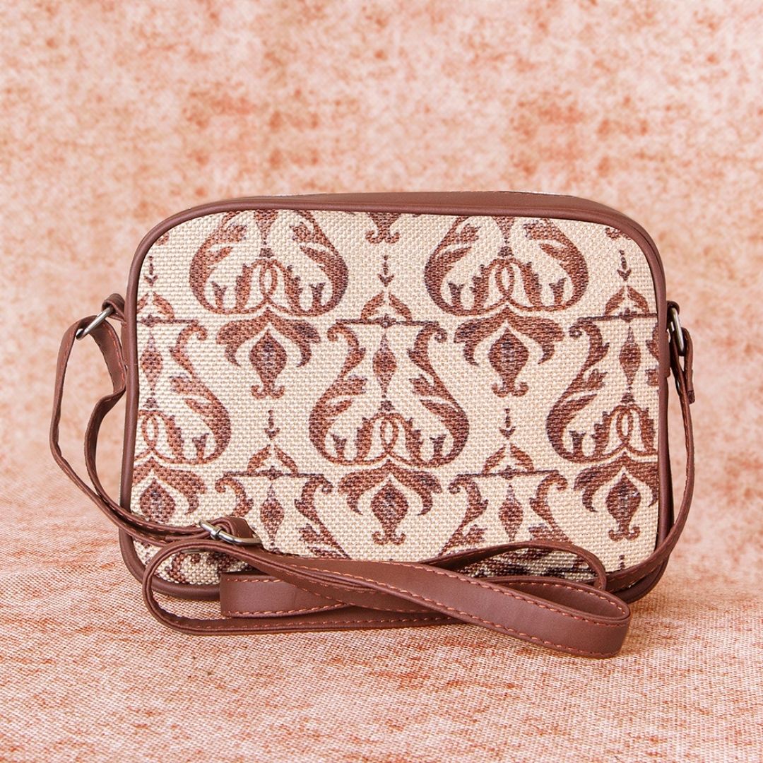 Chhavi Niwas Jhoomar Motif Sling Bag - Image 2