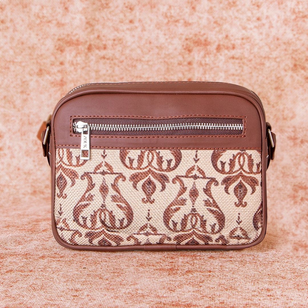 Chhavi Niwas Jhoomar Motif Sling Bag - Image 3