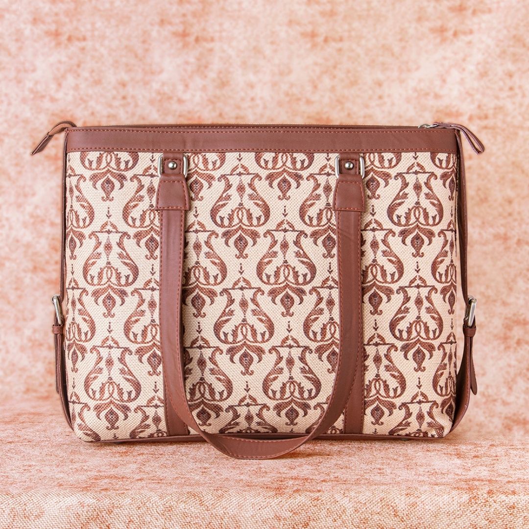 Chhavi Niwas Jhoomar Motif Women's Office Bag - Image 2