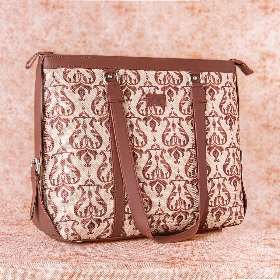Chhavi Niwas Jhoomar Motif Women's Office Bag - Image 3