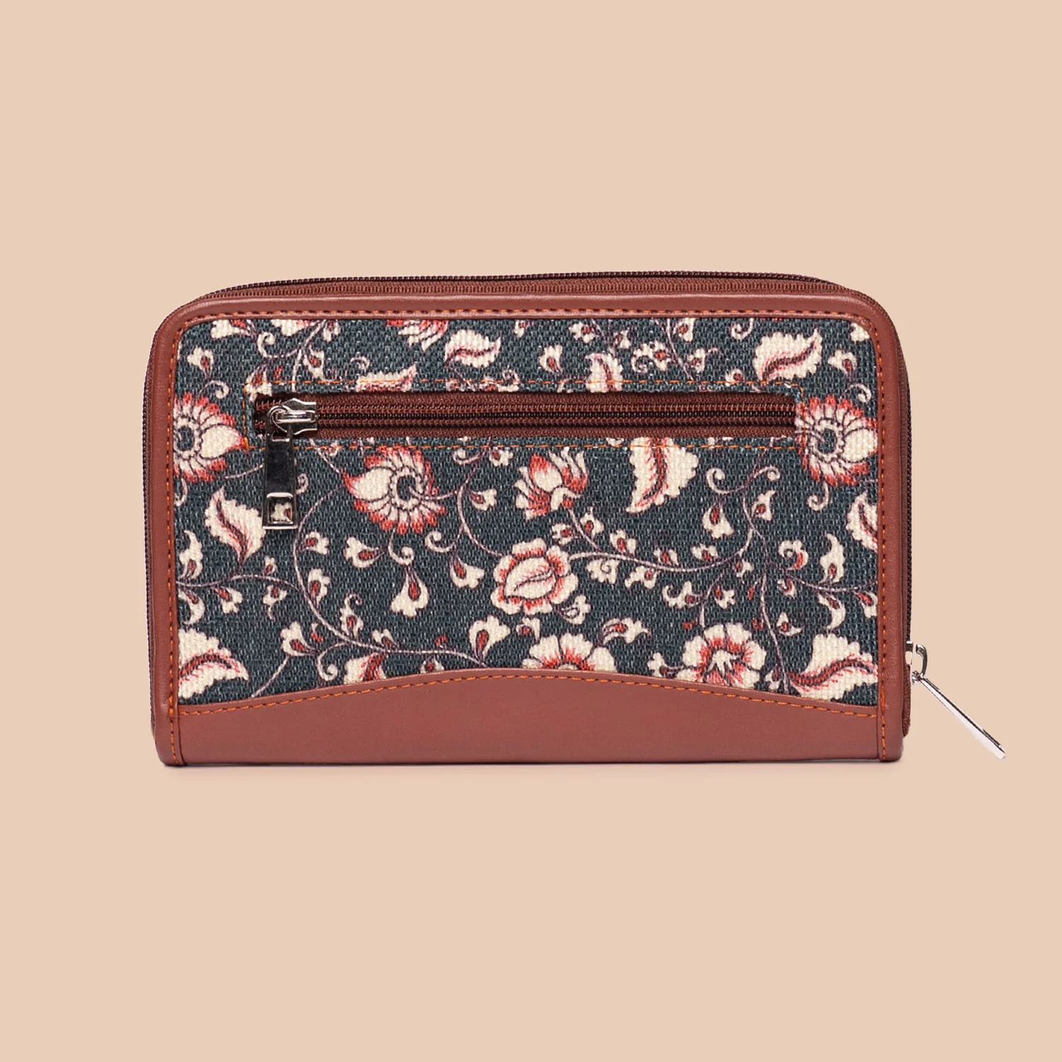 Chittoor Blue Kalamkari Chain Wallet - Image 3