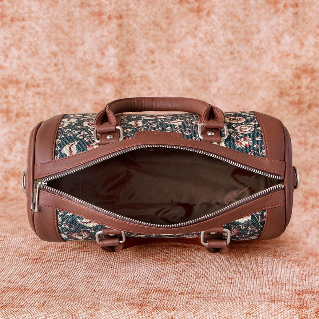 Chittoor Blue Kalamkari Handbag - Image 5