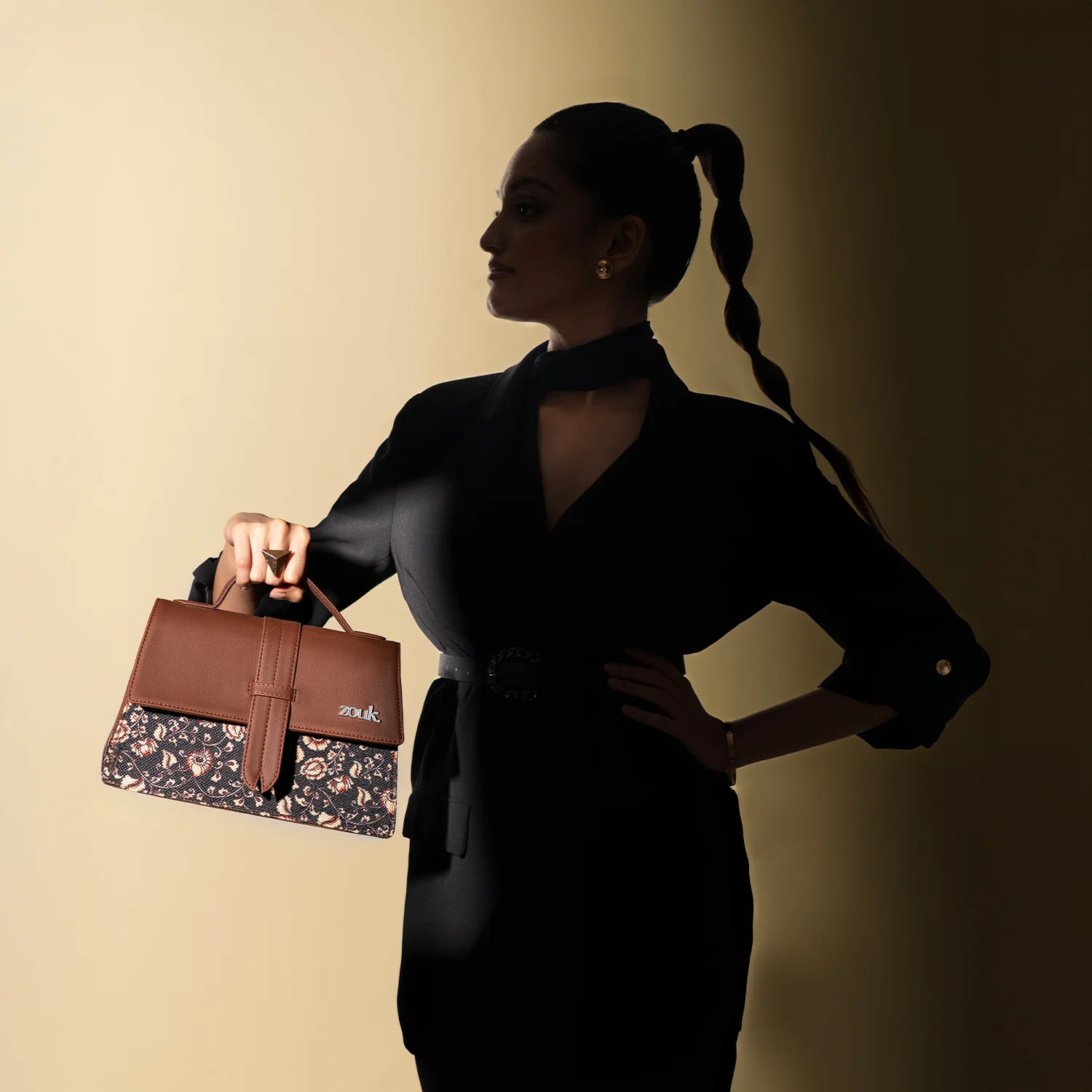 Kriti Sanon - Chittoor Blue Kalamkari Iconic Evening Satchel - Image 2