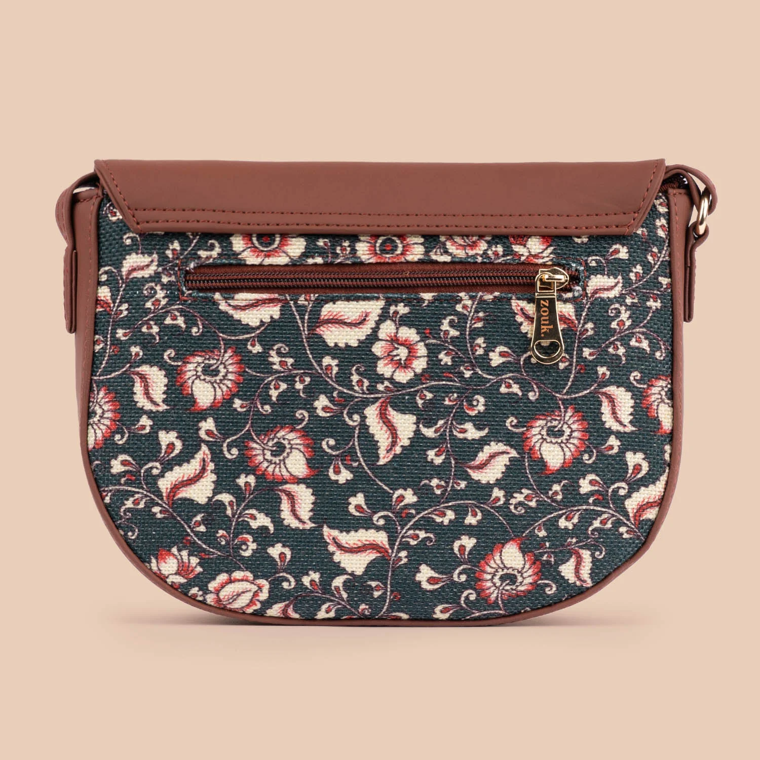Chittoor Blue Kalamkari Magnetic Sling Bag - Image 4