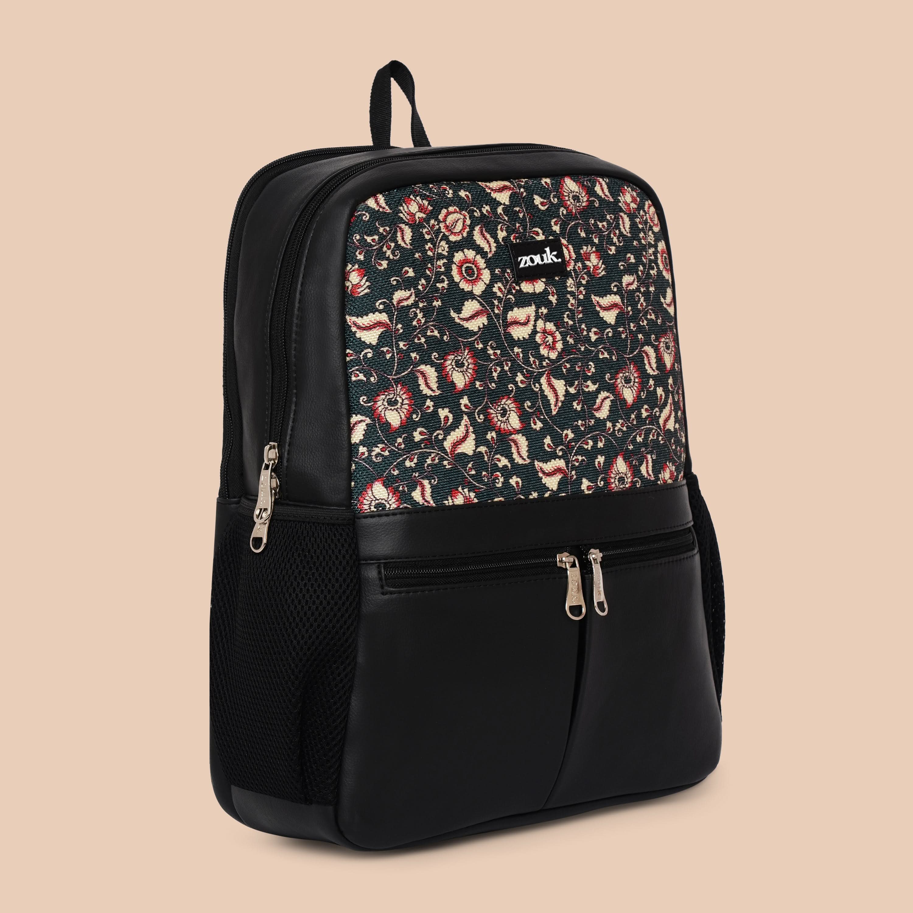 Chittoor Blue Kalamkari Office Backpack - Image 3
