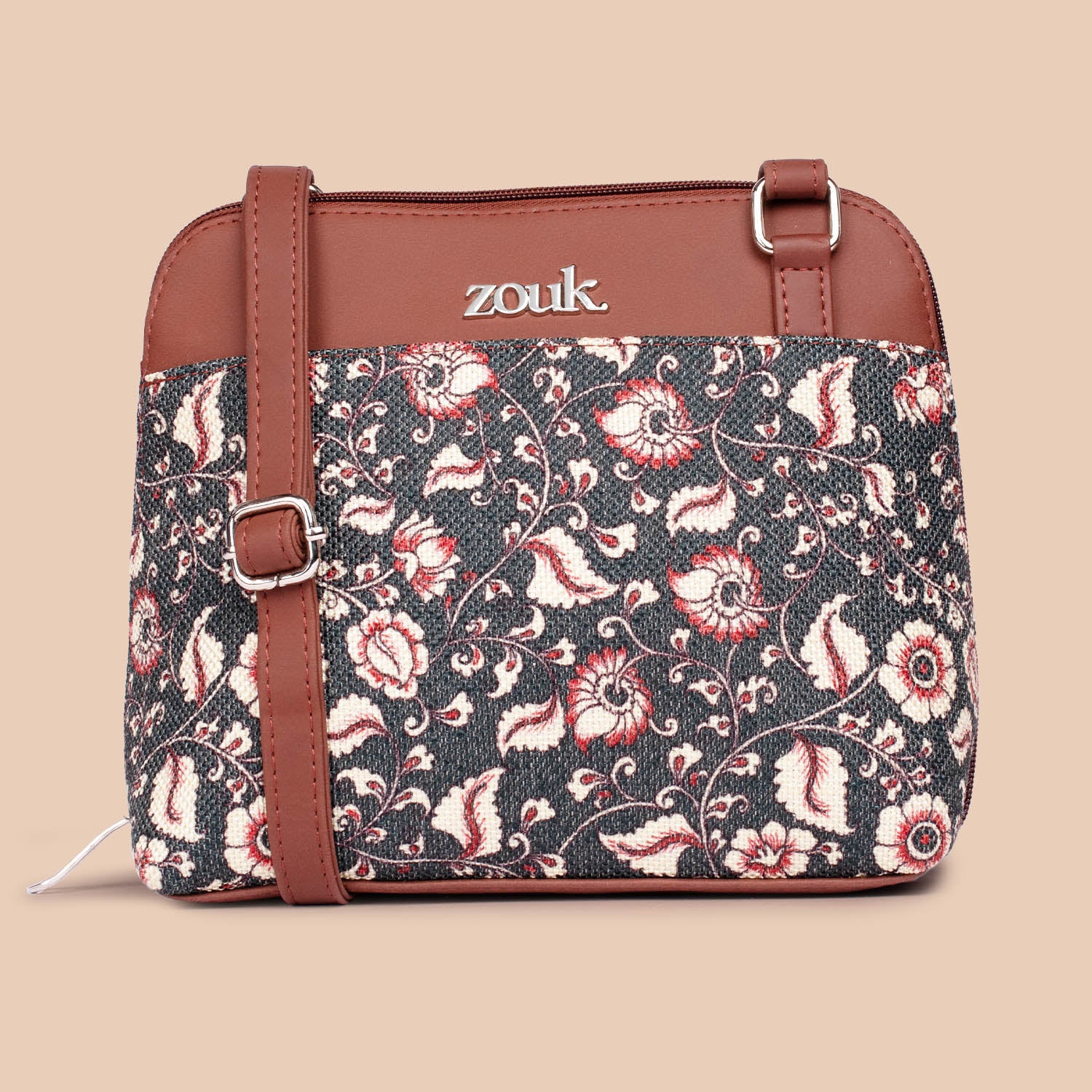 Chittoor Blue Kalamkari OOO Sling Bag - Image 2