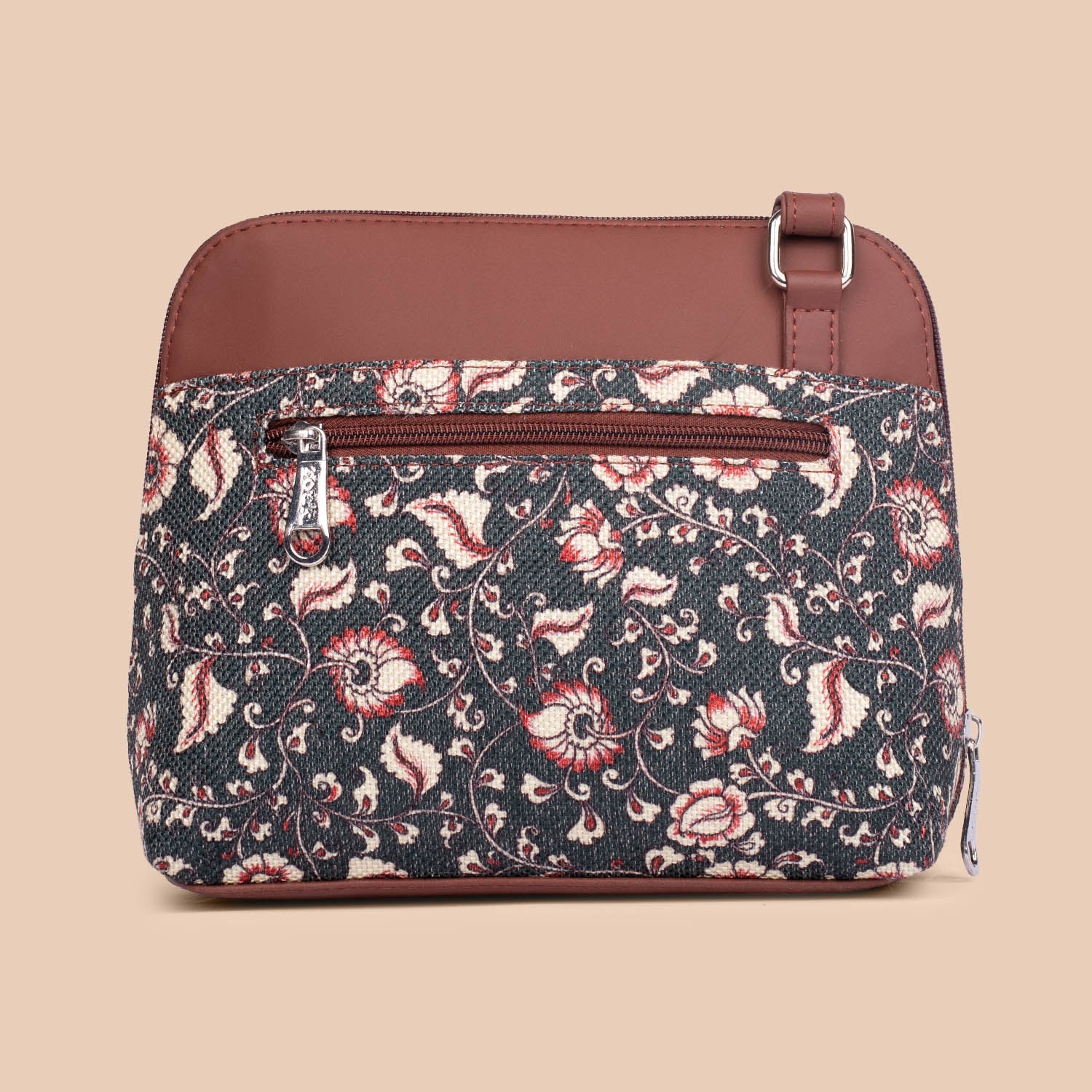 Chittoor Blue Kalamkari OOO Sling Bag - Image 4