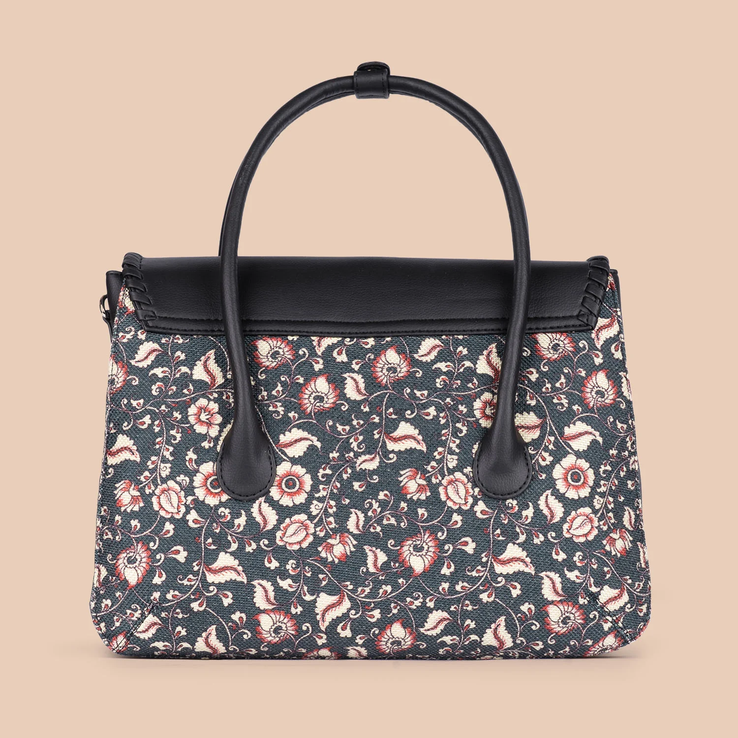 SAK Satchel - Chittoor Blue Kalamkari - Image 5