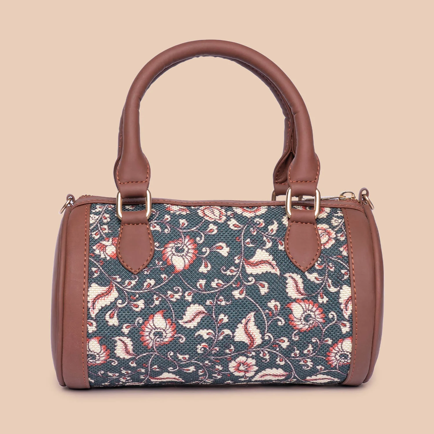 Chittoor Blue Kalamkari Statement Satchel (Small) - Image 2