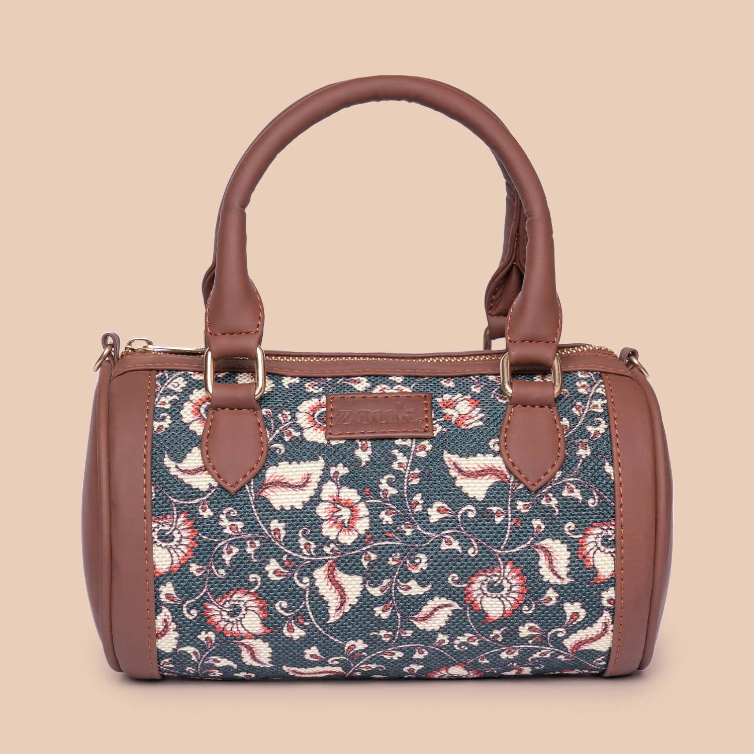 Chittoor Blue Kalamkari Statement Satchel (Small) - Image 3