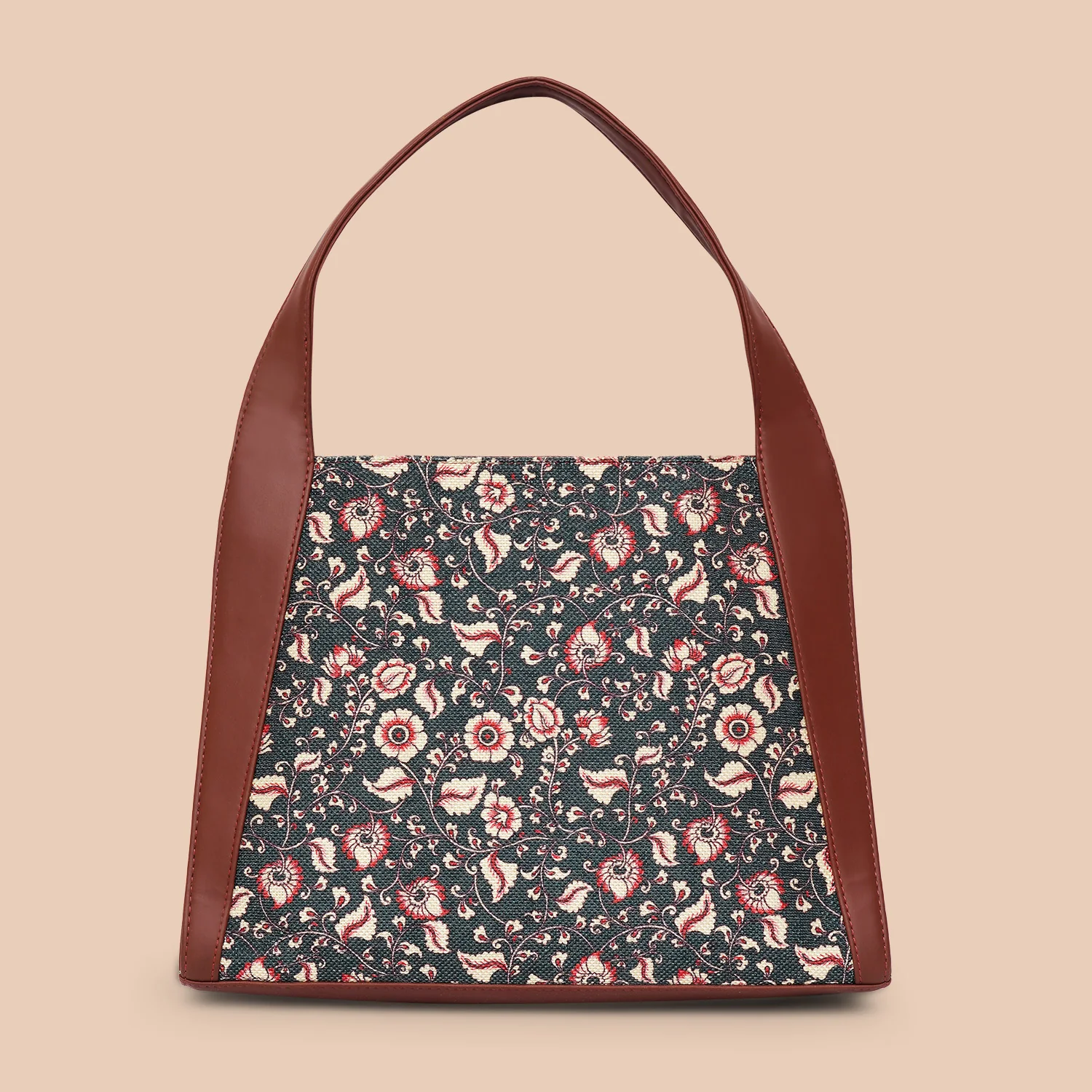 Chittoor Blue Kalamkari Trapezia Tote - Image 2