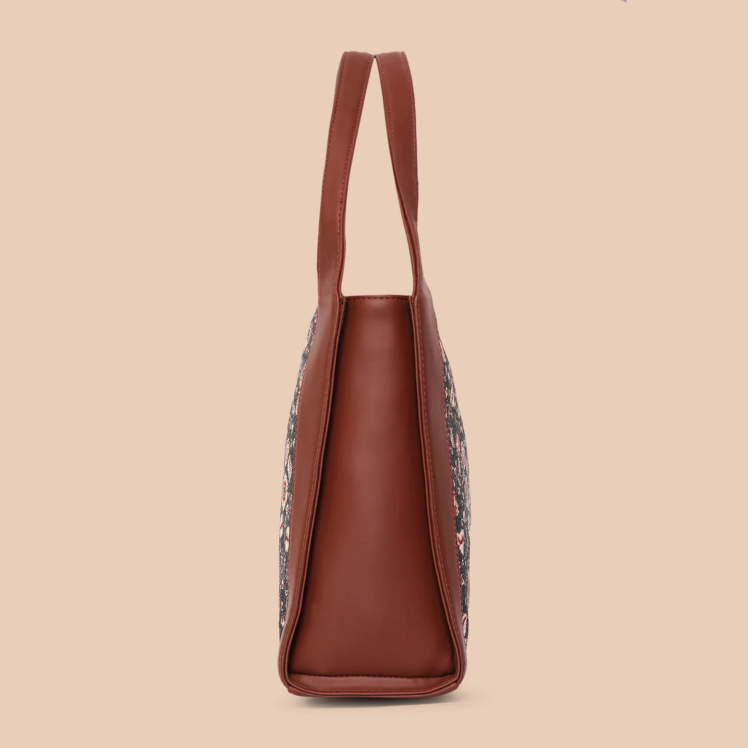 Chittoor Blue Kalamkari Trapezia Tote - Image 7