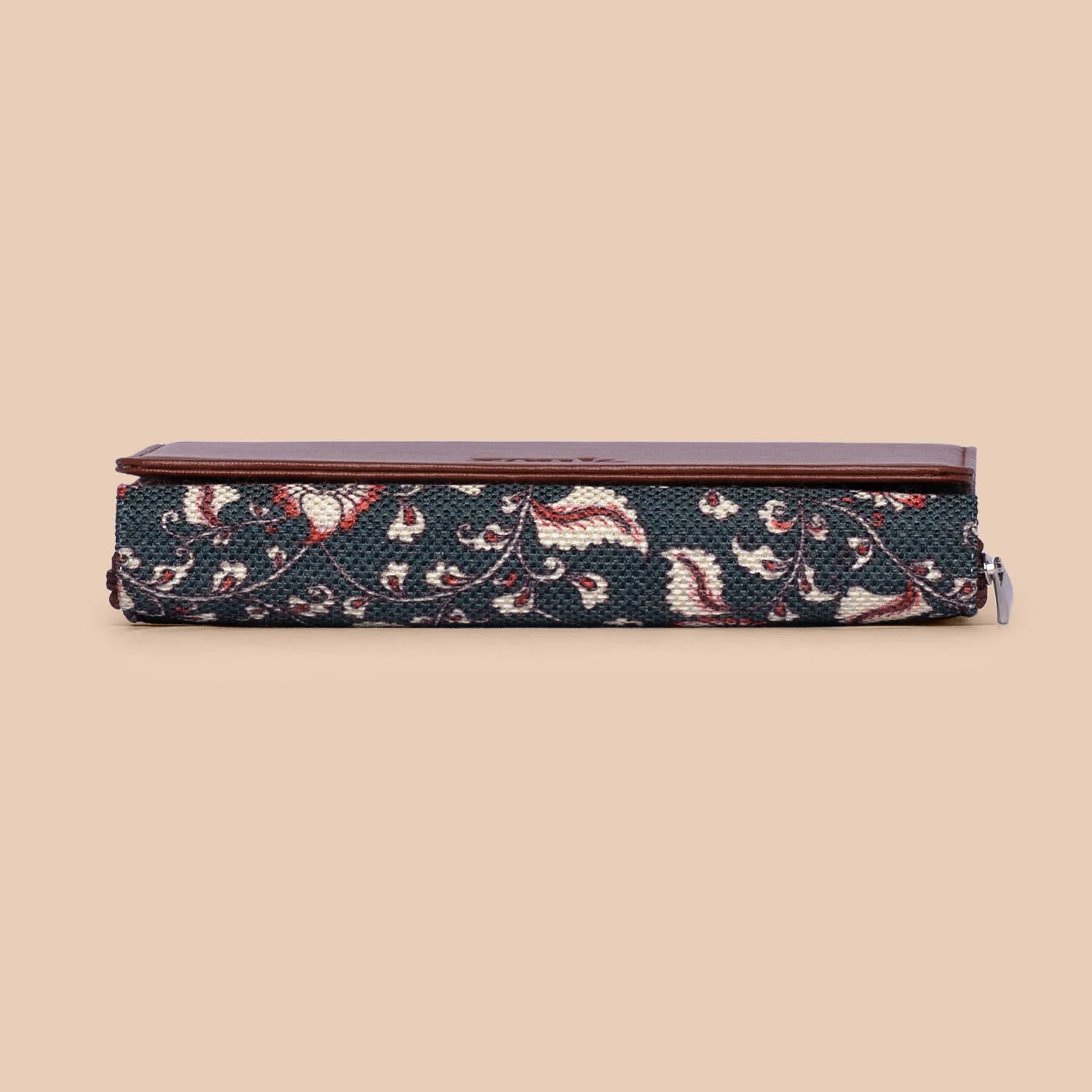 Chittoor Blue Kalamkari Wristlet Wallet - Image 5