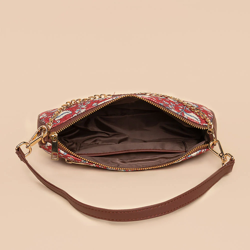 Chittoor Red Kalamkari Baguette - Image 5