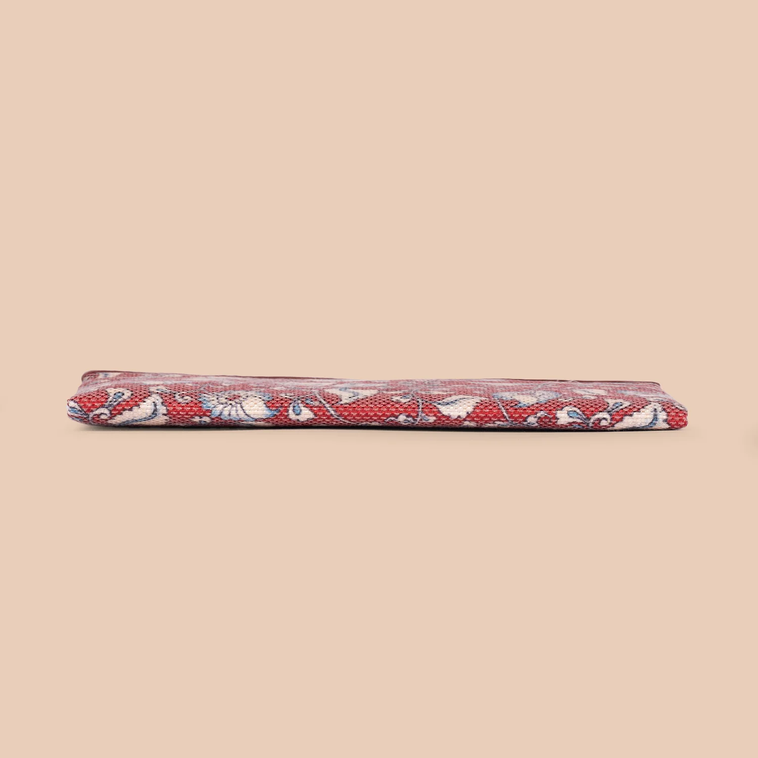 Chittoor Red Kalamkari Cosmetic Pouch - Image 7
