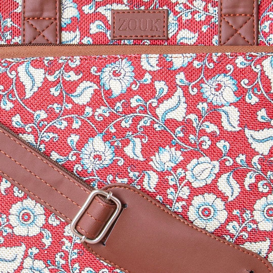 Chittoor Red Kalamkari Laptop Bag - Image 7
