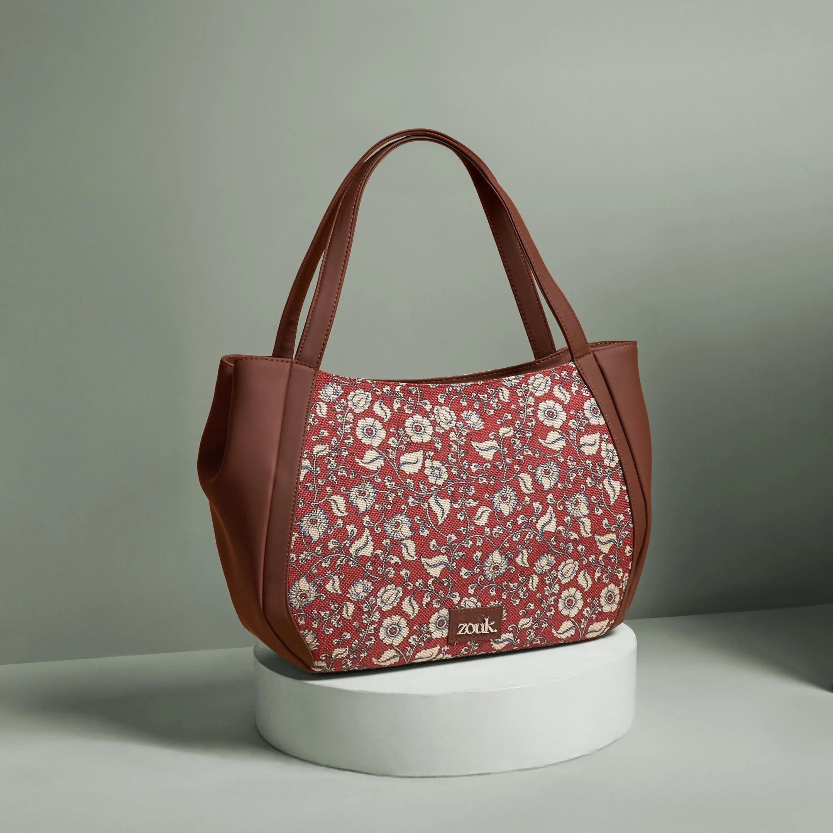 Chittoor Red Kalamkari Luna Handbag