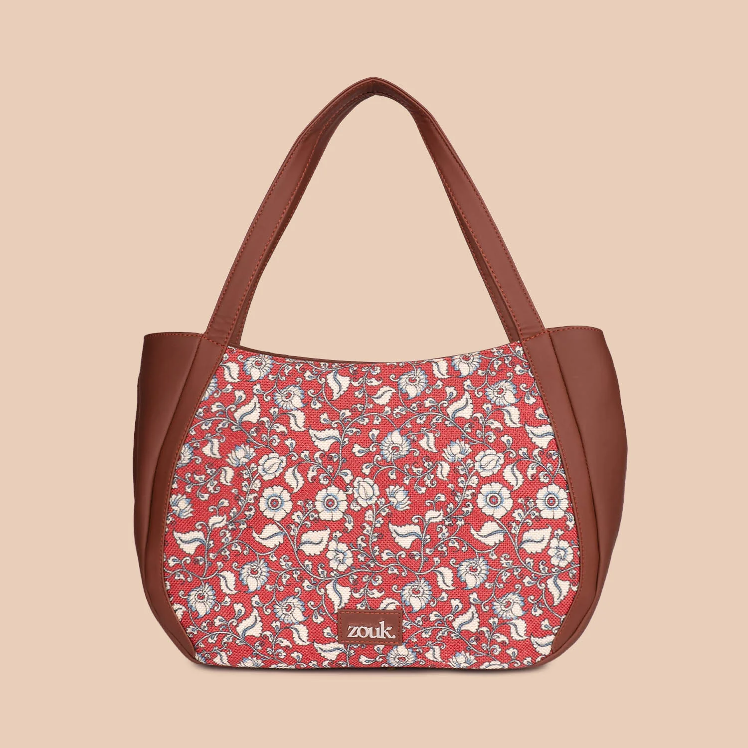 Chittoor Red Kalamkari Luna Handbag - Image 2