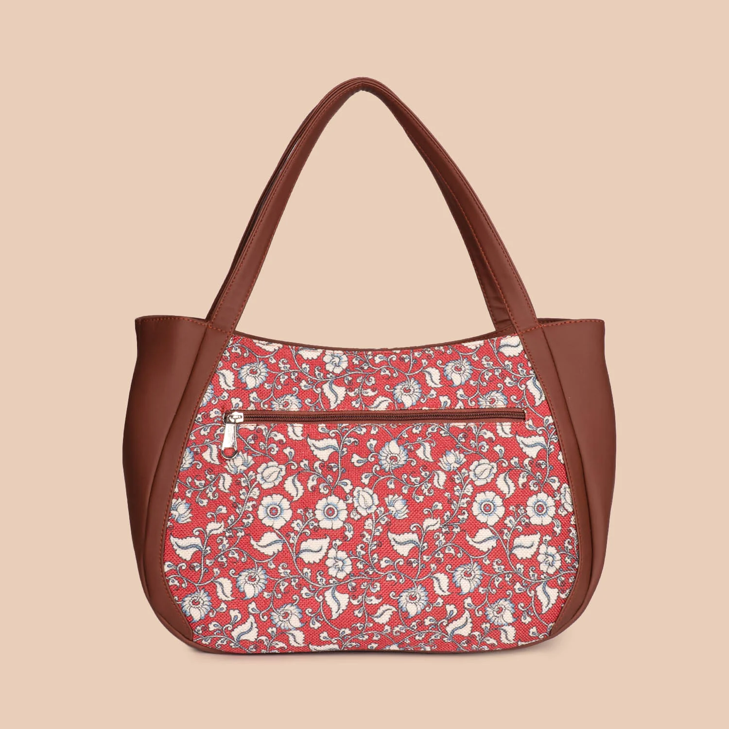 Chittoor Red Kalamkari Luna Handbag - Image 3
