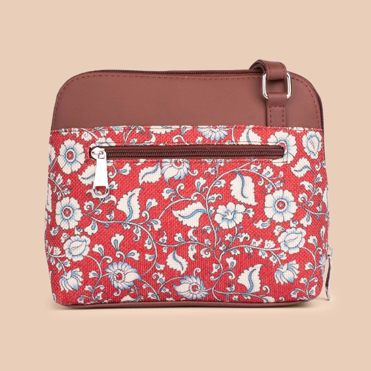 Chittoor Red Kalamkari OOO Sling Bag - Image 3
