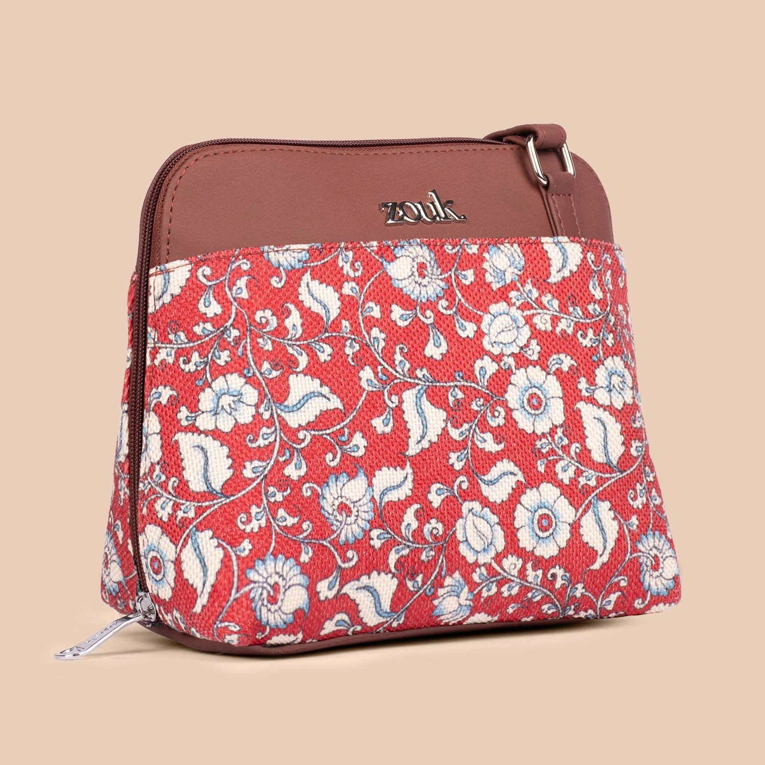 Chittoor Red Kalamkari OOO Sling Bag - Image 4