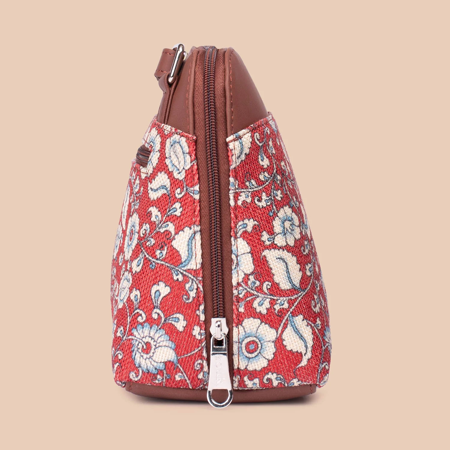 Chittoor Red Kalamkari OOO Sling Bag - Image 8