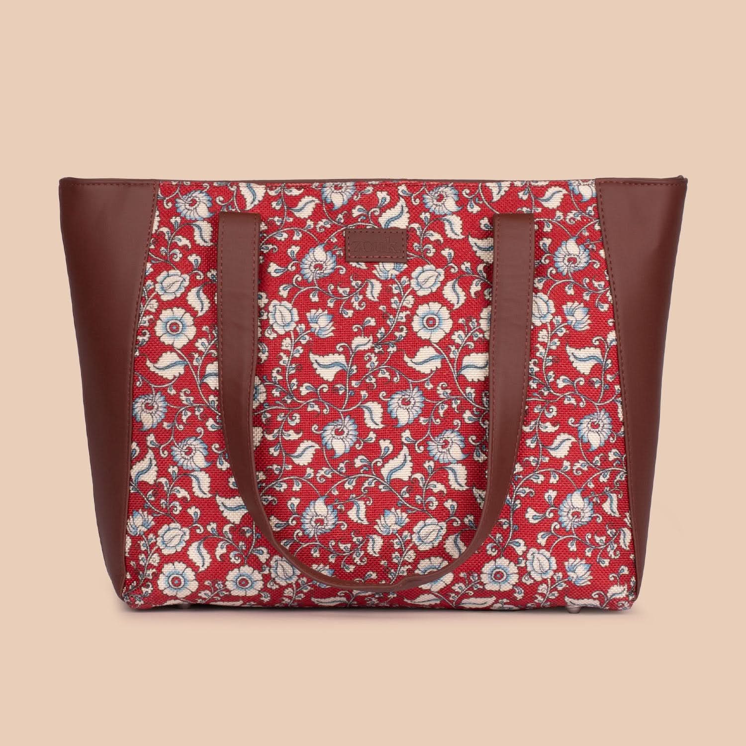 Chittoor Red Kalamkari Side Tote Bag - Image 2