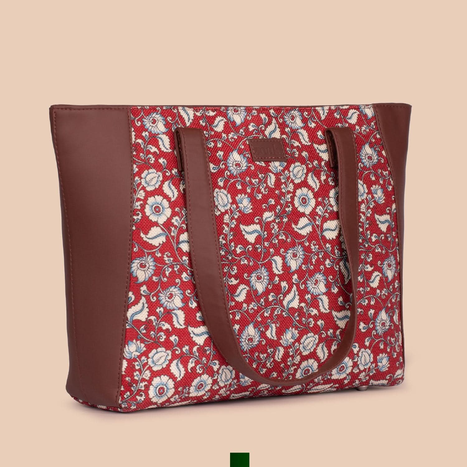Chittoor Red Kalamkari Side Tote Bag - Image 6