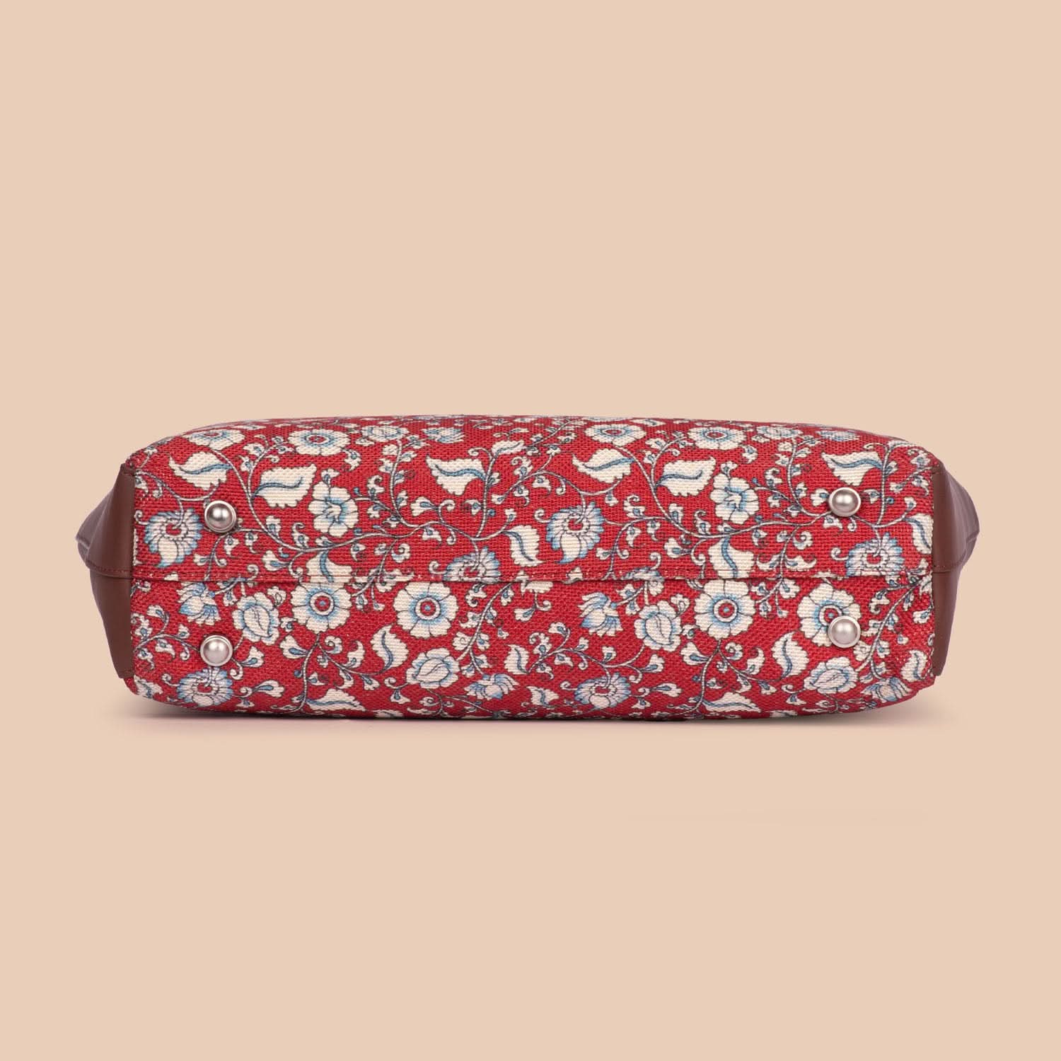 Chittoor Red Kalamkari Side Tote Bag - Image 7