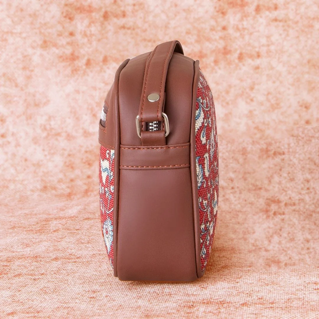 Chittoor Red Kalamkari Sling Bag - Image 8