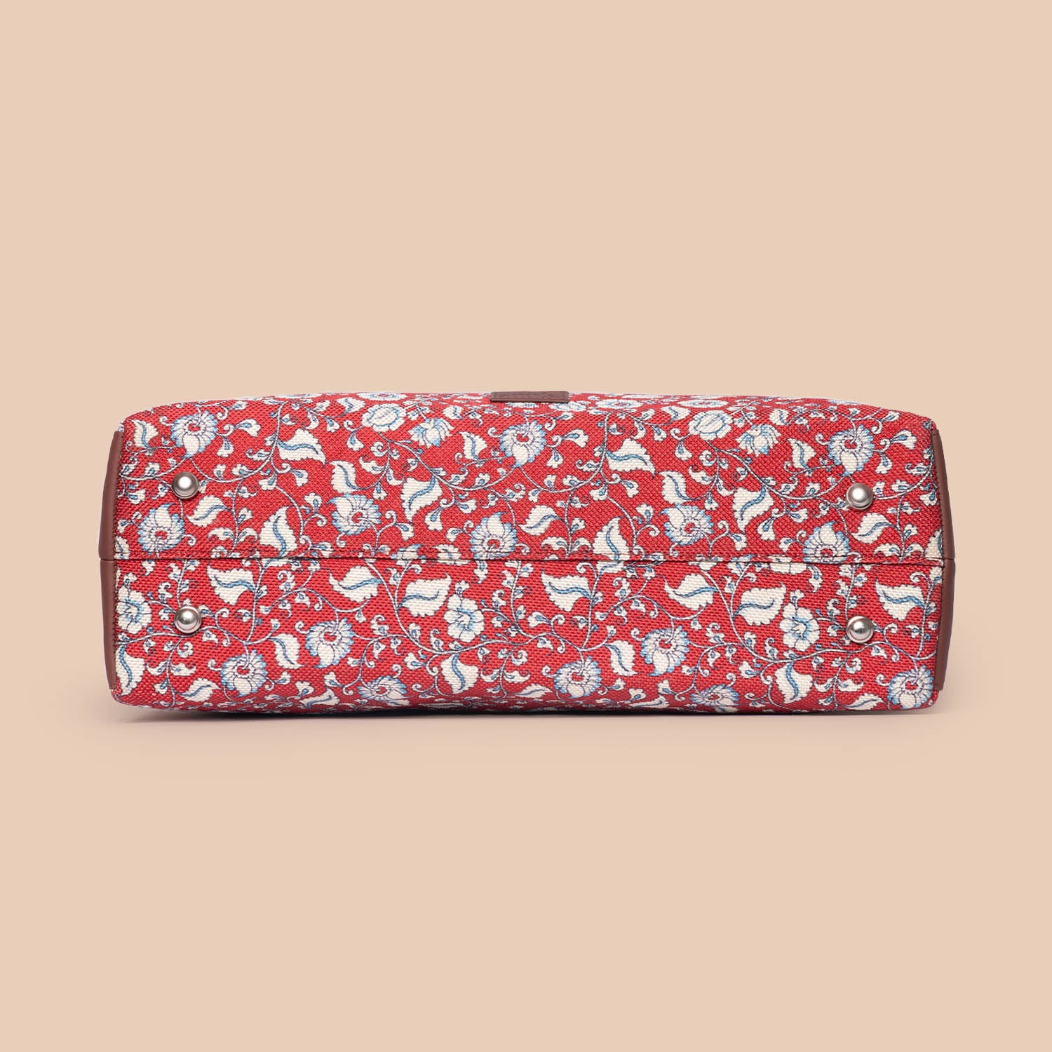 Chittoor Red Kalamkari Statement Office Bag - Image 9
