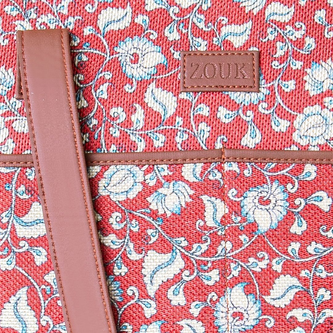Chittoor Red Kalamkari Tote Bag - Image 8