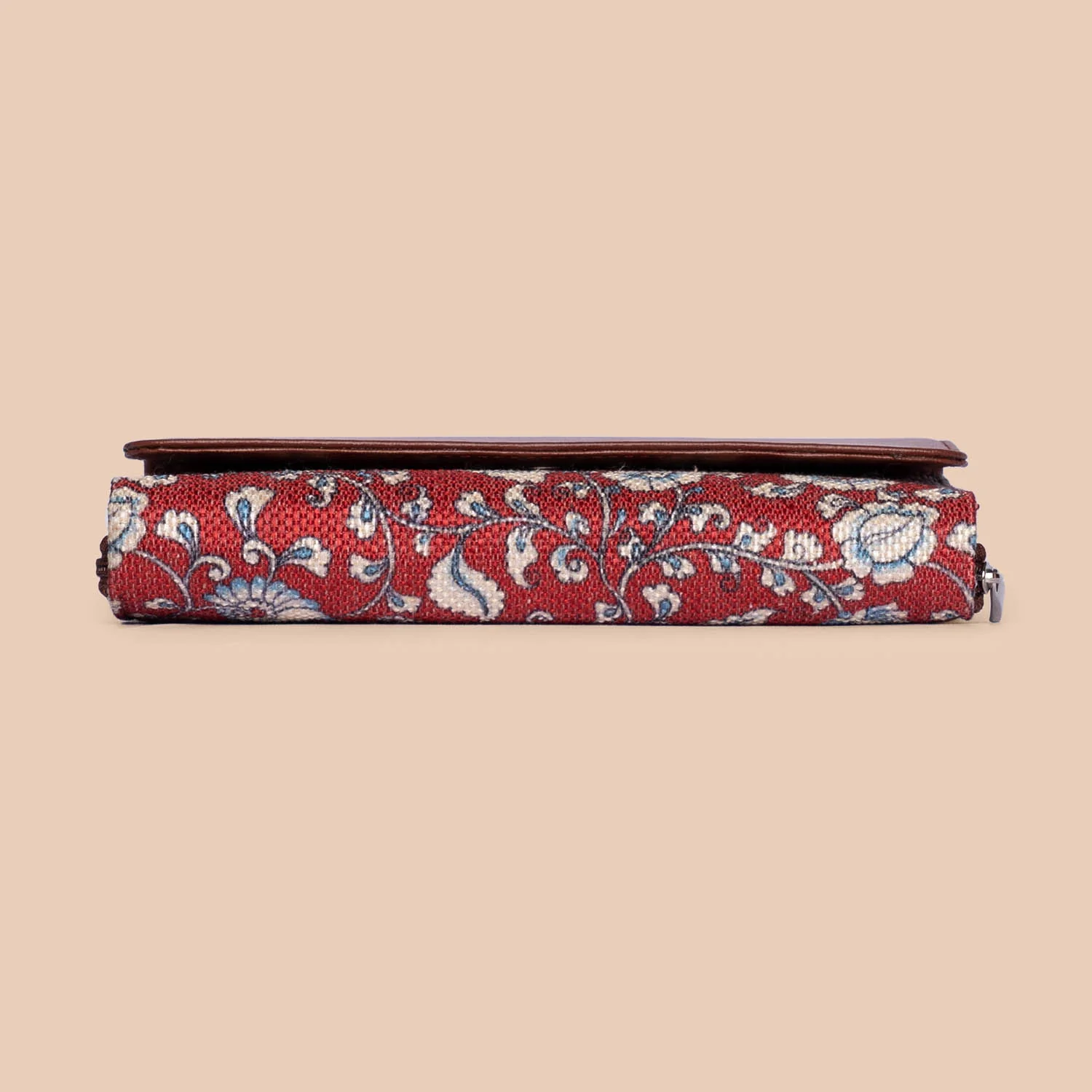 Chittoor Red Kalamkari Wristlet Wallet - Image 5