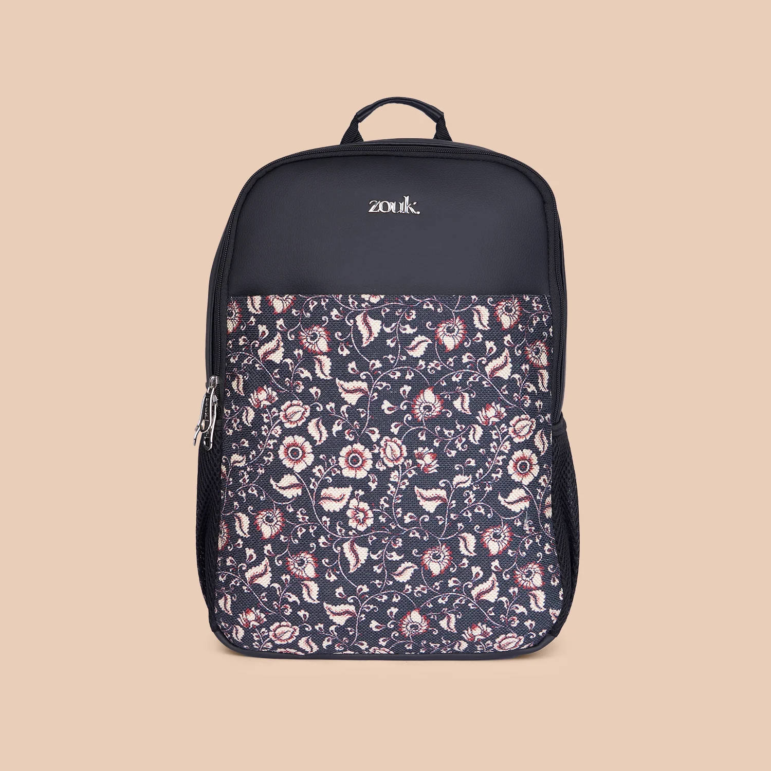 Chittoora Blue Kalamkari Statement Backpack - Image 3
