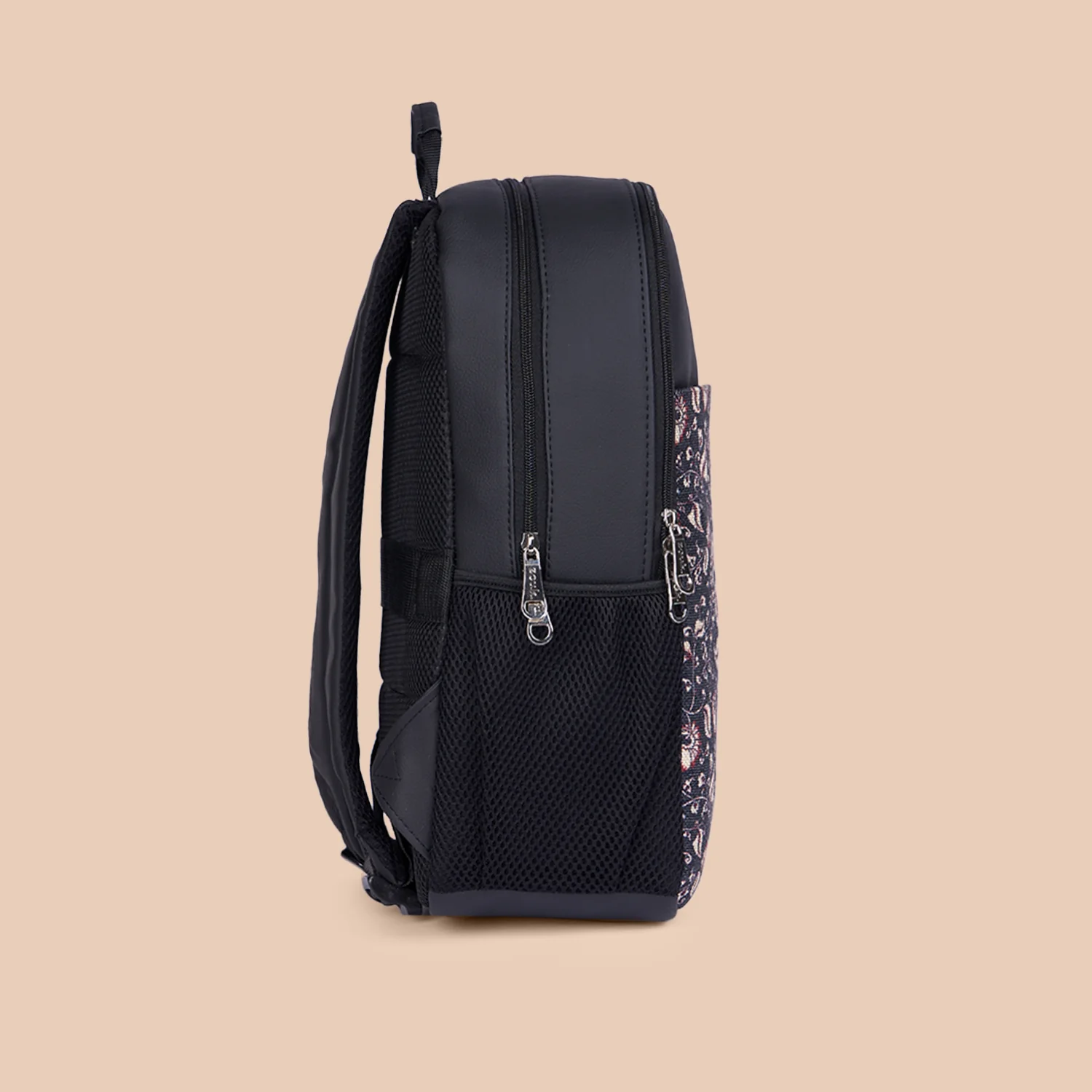 Chittoora Blue Kalamkari Statement Backpack - Image 8