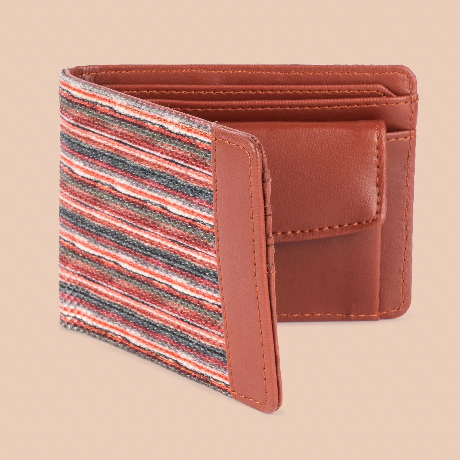 Classic Sleek Men's Wallet - Goan Waves - Image 3