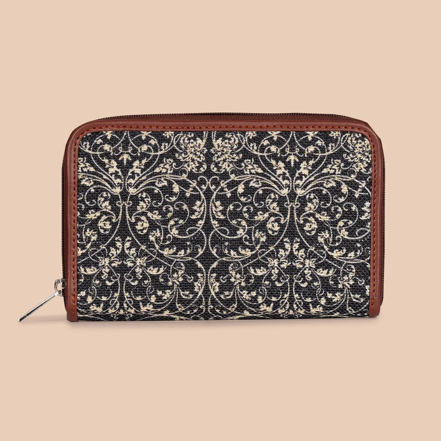 Lattice Lace Classic Zipper Wallet - Image 3