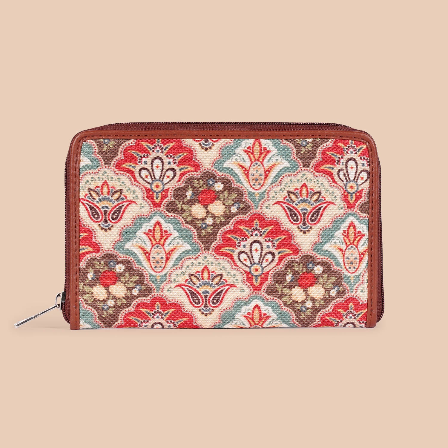Mughal Art Multicolor Classic Zipper Wallet - Image 4