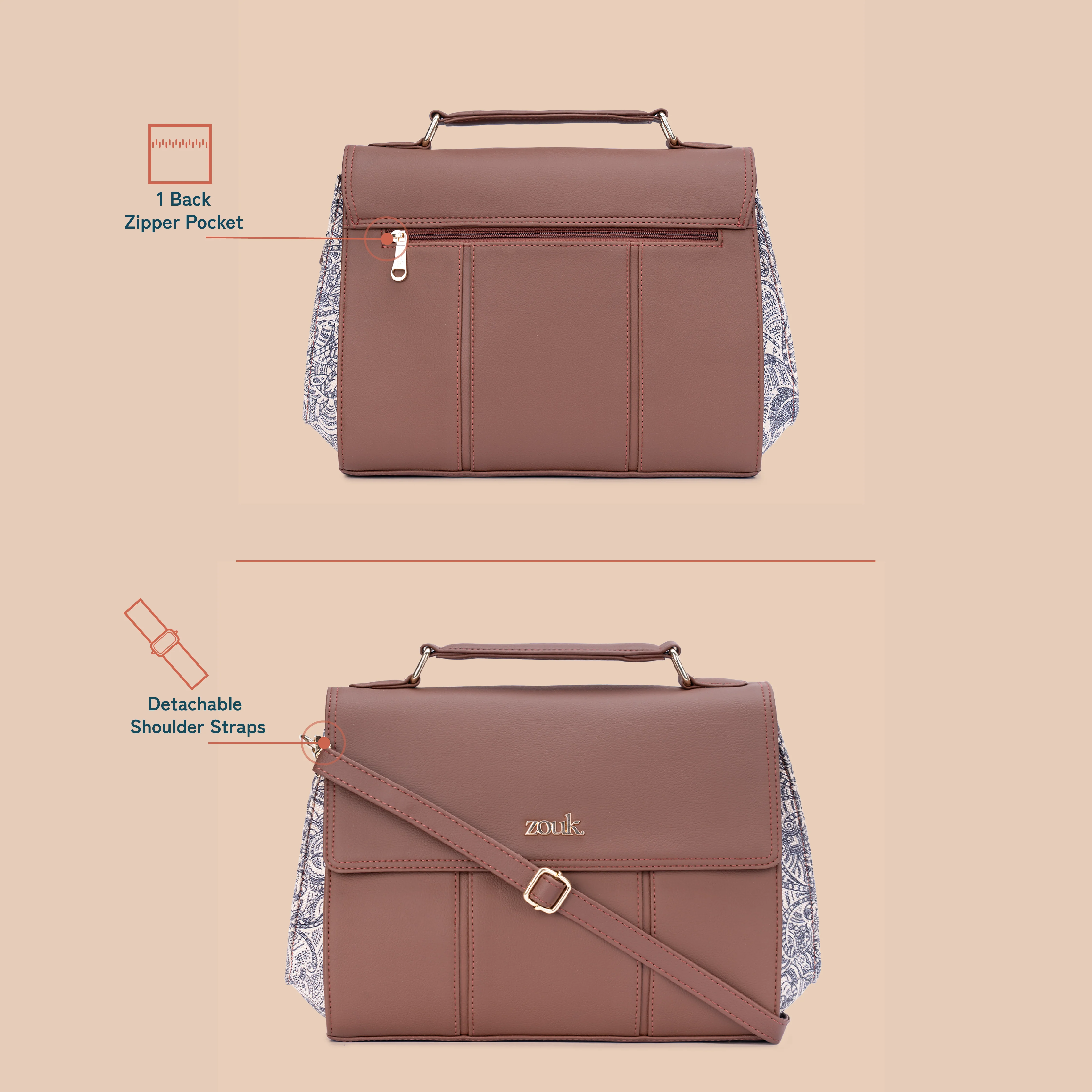 Rhea Kapoor Satchel Bag - Colaba Shirin - Image 2